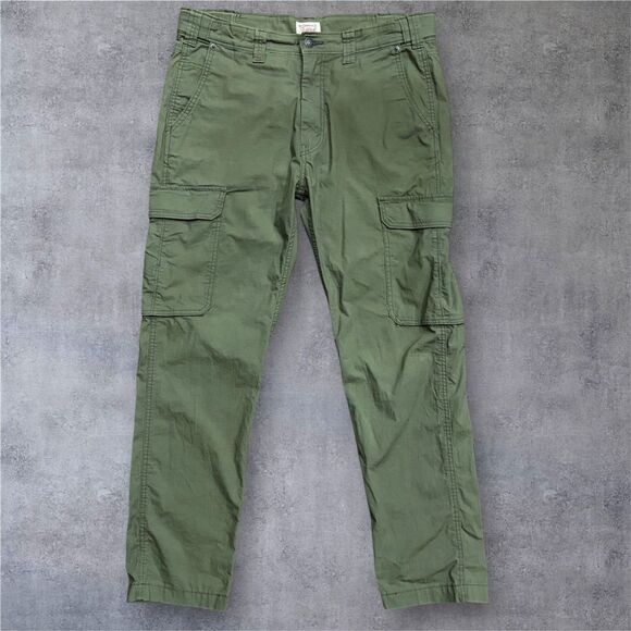 Levi's Other - Levi's Regular Fit Ripstop Cargo Military Green Straight Pants Mens Size 34 x 32